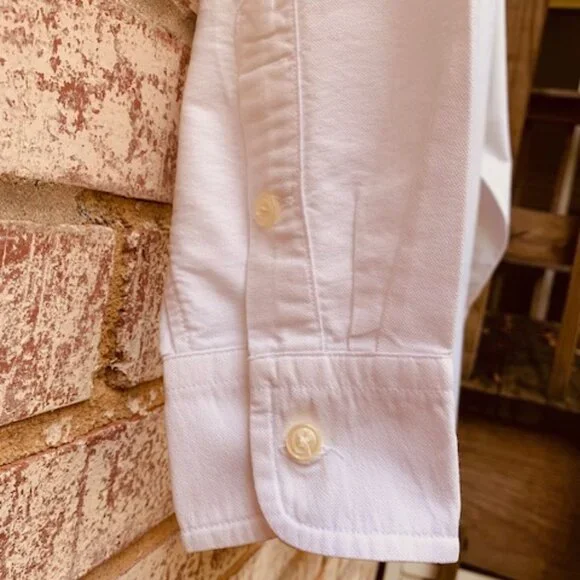 Ralph Lauren boy’s white oxford button down shirt size 16 - Picture 6 of 16